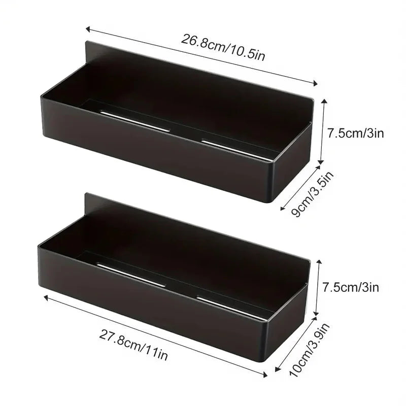 2/4 stücke Magnetische Lagerung Rack-Home Schlag Kostenloser Kühlschrank Lagerung Korb Küche Gewürz Jar Halter Badezimmer Toiletten Regal