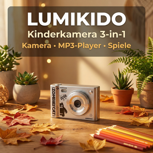 LUMIKIDO Kinderkamera – Sicher. Kreativ. Ohne Internet.