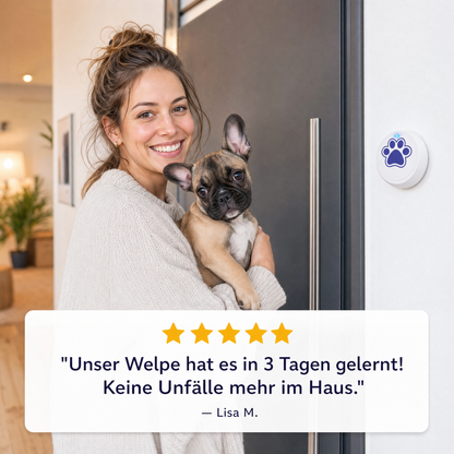 PfotenKlingel – Dein Hund sagt dir, wann er raus muss 🐾