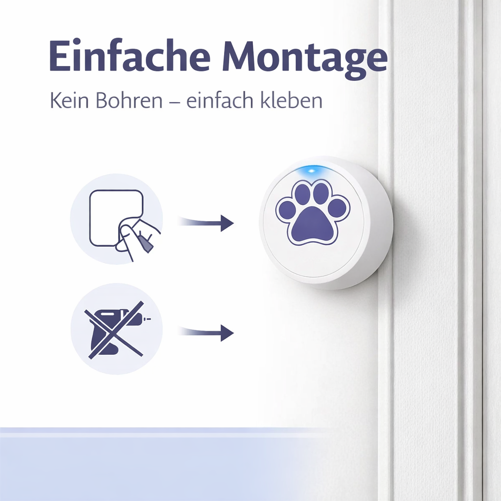 PfotenKlingel – Dein Hund sagt dir, wann er raus muss 🐾