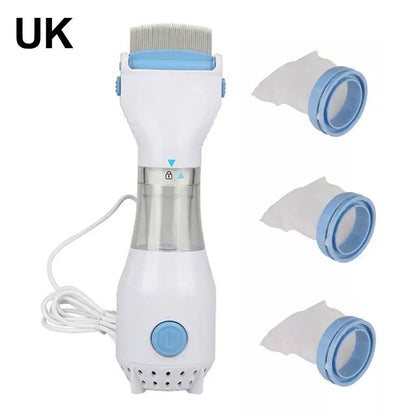 CleanFur Elektrischer Floh- & Läusekamm 3in1